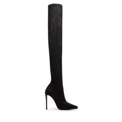 Kozaki Le Silla. Czarne kozaki LE SILLA, bez obcasa, na szpilce, bez zapięcia. Za 3,679.00 zł.