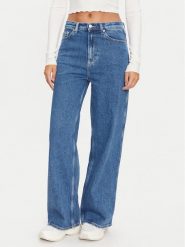 Tommy Jeans Jeansy Claire DW0DW19617 Niebieski Wide Leg. Niebieskie jeansy Tommy Jeans, bez wzorów. Za 369.99 zł.