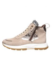 SALAMANDER Skórzane sneakersy w kolorze beżowym rozmiar: 41. Brązowe trampki Salamander, bez wzorów, za kostkę, bez zapięcia. Za 170.47 zł.