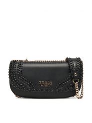 Guess Torebka Tatum HWNG96 67210 Czarny. Czarne torebki klasyczne Guess, z aplikacjami, ze skóry, bez dodatków. Za 639.99 zł.