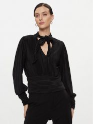 Vero Moda Bluzka 10295544 Czarny Regular Fit. Czarne bluzki Vero Moda, m, bez wzorów, z syntetyku, bez kołnierzyka, bez ramiączek. Za 119.99 zł.