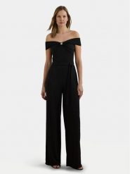 LAUREN RALPH LAUREN Kombinezon 200971129001 Czarny Wide Leg. Czarne sukienki Lauren Ralph Lauren, bez wzorów, z syntetyku, bez kołnierzyka, bez ramiączek. Za 1,299.00 zł.