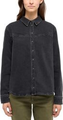 Damska Koszula Jeansowa Mustang Style Shelly Beads Shirt Denim Black 1016011 4000 801. Czarne koszule Mustang, l, bez wzorów, z denimu, bez kołnierzyka, bez ramiączek. Za 149.99 zł.