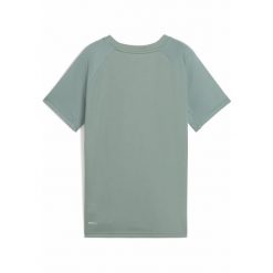 Młodzieżowa koszulka Active Sports Poly z grafiką PUMA Green Moon. Zielona bluzki Puma, m, bez wzorów, młodzieżowe, bez kołnierzyka, bez ramiączek. Za 89.00 zł.