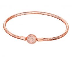 Bransoletka srebrna beads z cyrkoniami. Szare bransoletki Apart, z cyrkonią, pozłacane. Za 399.00 zł.