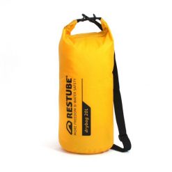 Wodoodporna torba RESTUBE Drybag 20 l z paskiem na ramię, żółta. Żółte torby na ramię RESTUBE, bez wzorów, sportowe, na ramię, bez dodatków. Za 84.90 zł.