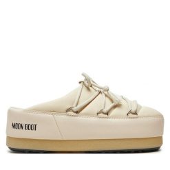 Klapki Moon Boot. Klapki Moon Boot, bez wzorów, bez obcasa. Za 339.99 zł.