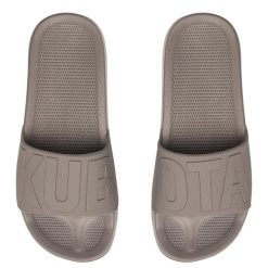 Kubota Klapki Basenowe Basic Plain. Szare klapki Kubota, bez wzorów, bez obcasa. Za 99.99 zł.