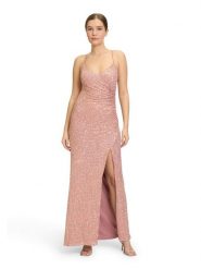 Vera Mont Sukienka w kolorze jasnoróżowym rozmiar: 38. Różowe sukienki Vera Mont, bez wzorów, bez kołnierzyka, bez ramiączek, maxi. Za 347.99 zł.