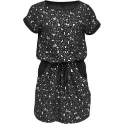 Elegancka sukienka damska Loap Aslaris w czerni. Czarne sukienki ZSPORT, m, bez wzorów, z bawełny, eleganckie, bez kołnierzyka, bez ramiączek, sportowe. Za 116.99 zł.
