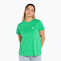 Koszulka damska Rip Curl Re-Entry Crew. Zielone koszulki sportowe RIPCURL, bez wzorów, bez ramiączek. Za 83.99 zł.