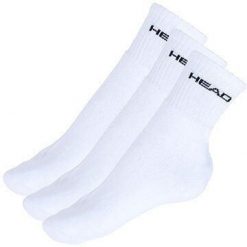 Krótkie Białe Skarpetki Unisex - 3 Pary, Rozmiar 43-46. Białe skarpety Head, bez wzorów, z bawełny. Za 70.99 zł.