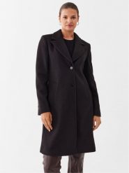 Liu Jo Płaszcz przejściowy MF3104 T4612 Czarny Regular Fit. Czarne płaszcze Liu Jo, bez wzorów, z syntetyku, bez kaptura. Za 1,119.00 zł.