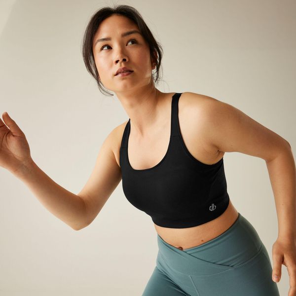 Biustonosz sportowy damski Power. Czarne bielizna sportowa Dare 2b, s, bez wzorów. W wyprzedaży za 331.50 zł.