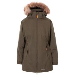 Kurtka Parka Damska Z Długimi Rękawami. Zielone parki Trespass, xs, sportowe, bez kaptura. Za 314.99 zł.
