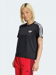 Adidas Koszulka w kolorze czarnym rozmiar: XS. Czarne bluzki Adidas, xs, bez wzorów, bez kołnierzyka, bez ramiączek. Za 109.95 zł.