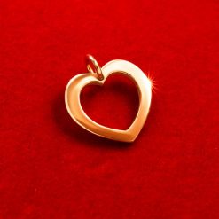 Serce ażurowe 1,5 cm ze złota próby 585. Żółte bransoletki Lilou, złote. Za 998.00 zł.