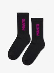 MANTO skarpety LOGOTYPE 25 czarne. Czarne skarpety MANTO, bez wzorów. Za 52.99 zł.