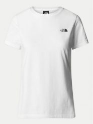 The North Face T-Shirt Simple Dome NF0A87NH Biały Regular Fit. Białe t-shirty The North Face, xl, bez wzorów, z syntetyku, bez kołnierzyka, bez ramiączek. Za 79.99 zł.