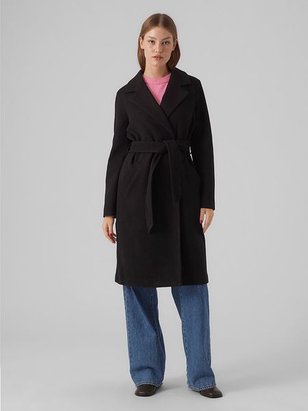 Vero Moda Płaszcz przejściowy w kolorze czarnym rozmiar: M. Czarne płaszcze Vero Moda, m, bez wzorów, z materiału, bez kaptura. Za 166.49 zł.