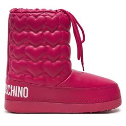Śniegowce LOVE MOSCHINO. Czerwone trapery i śniegowce Love Moschino. Za 849.99 zł.