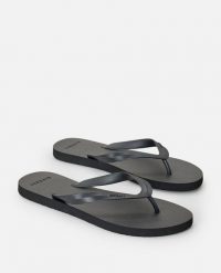 Japonki damskie Rip Curl Essential Bloom Open Toe. Czarne klapki Rip Curl, bez wzorów, z materiału, z otwartym noskiem, bez obcasa. Za 62.99 zł.