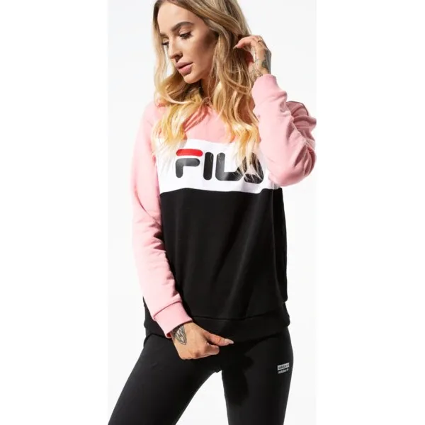 Fila Bluza Leah Crew Sweat , różowy, rozmiar L. Czerwone bluzy Fila, l, bez wzorów, z bawełny, bez kaptura. W wyprzedaży za 199.99 zł.