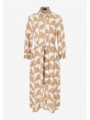 More & More Sukienka w kolorze biało-beżowym rozmiar: 40. Białe sukienki More & More, bez wzorów, z tkaniny, bez kołnierzyka, bez ramiączek, maxi. Za 185.95 zł.