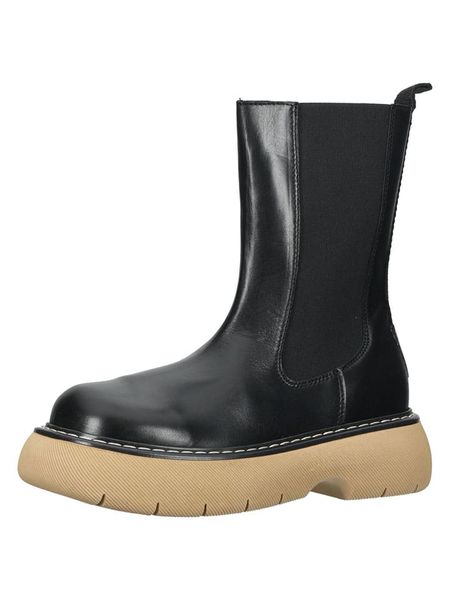 Steve Madden Botki w kolorze czarnym rozmiar: 37. Czarne botki Steve Madden, bez wzorów, bez obcasa, na platformie, bez zapięcia. Za 282.99 zł.
