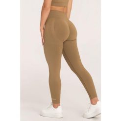 Legginsy fitness damskie Gym Glamour push up 2.0. Żółte legginsy GYM GLAMOUR, xs, bez wzorów. Za 169.99 zł.