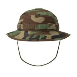 Kapelusz turystyczny Boonie Mk2 US Woodland. Brązowe kapelusze HELIKON-TEX, bez wzorów. Za 80.99 zł.