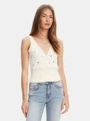 United Colors Of Benetton Top 10C1EH01A Beżowy Regular Fit. Brązowe topy United Colors of Benetton, m, bez wzorów, z bawełny, bez kołnierzyka, bez ramiączek. Za 169.99 zł.