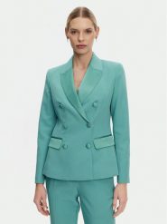 ARTIGLI Marynarka ACGI000772 Turkusowy Regular Fit. Niebieskie marynarki i żakiety Artigli, bez wzorów, z syntetyku. Za 569.99 zł.