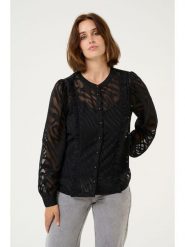 Cream Bluzka "Yana" w kolorze czarnym rozmiar: 40. Czarne bluzki Cream, bez wzorów, bez kołnierzyka, bez ramiączek. Za 126.15 zł.