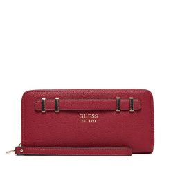 Duży Portfel Damski Guess. Czerwone portfele Guess, z aplikacjami. Za 289.99 zł.