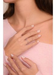 DIAMANTA Złoty pierścionek "Alliance Granite" z diamentami rozmiar: 59. Szare pierścionki DIAMANTA, z diamentem, złote. Za 1,522.99 zł.