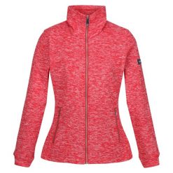 Bluza Polarowa Damska Melanżowy Pełen Suwak Azaelia. Czerwone bluzy Regatta, na zimę, xs, bez wzorów, z materiału, bez kaptura. Za 43.99 zł.