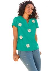 WITT WEIDEN Bluzka w kolorze turkusowym rozmiar: 40. Niebieskie bluzki WITT WEIDEN, bez wzorów, bez kołnierzyka, bez ramiączek. Za 60.99 zł.