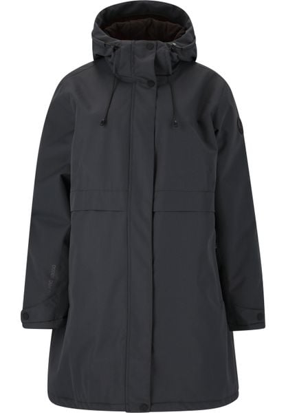 Parka dla kobiet Whistler Janison V2 10000. Czarne parki Whistler, na zimę, z materiału, eleganckie, bez kaptura. Za 470.50 zł.