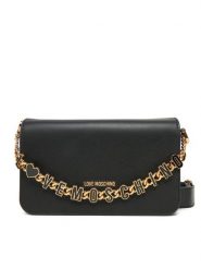 LOVE MOSCHINO Torebka JC4071PP1ML1300A Czarny. Czarne torebki klasyczne Love Moschino, bez wzorów, ze skóry, bez dodatków. Za 649.99 zł.