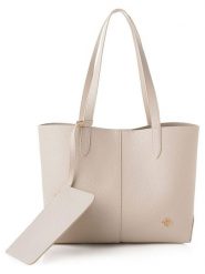 Lucky Bees Torebka w kolorze beżowym - 33 x 28 x 13 cm rozmiar: onesize. Brązowe torby na ramię Lucky Bees, bez wzorów, z materiału, na ramię, bez dodatków. Za 140.86 zł.