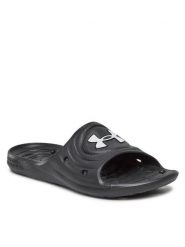 Under Armour Klapki Ua W Locker Iv Sl 3027013-001 Czarny. Czarne klapki Under Armour, bez wzorów, z syntetyku, bez obcasa. Za 129.99 zł.