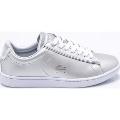 Lacoste - Tenisówki. Szare trampki Lacoste, bez wzorów, z materiału, bez zapięcia. W wyprzedaży za 269.90 zł.