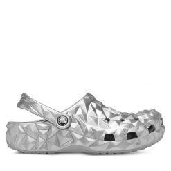 Klapki Crocs. Szare klapki Crocs, bez wzorów, bez obcasa. Za 179.99 zł.