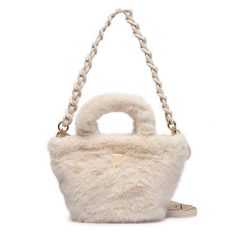 Torebka Guess. Białe torebki klasyczne Guess, z aplikacjami, bez dodatków. Za 264.99 zł.