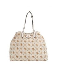 Guess Torebka Neda HWCP96 54240 Beżowy. Brązowe torebki klasyczne Guess, z aplikacjami, z materiału, bez dodatków. Za 769.99 zł.