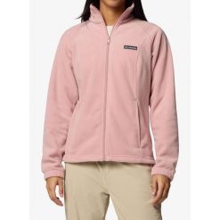 Bluza rozpinana damska Columbia Benton Springs FZ. Czerwone bluzy Columbia, bez wzorów, bez kaptura. Za 251.99 zł.