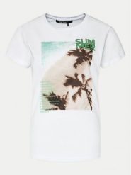 Marc Aurel T-Shirt 7564 7000 73736 Biały Regular Fit. Białe t-shirty Marc Aurel, bez wzorów, z bawełny, bez kołnierzyka, bez ramiączek. Za 209.99 zł.