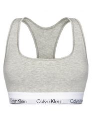 Calvin Klein Underwear Biustonosz top LV00QF8493 Szary. Szare biustonosze Calvin Klein Underwear, s, bez wzorów, z bawełny, bez kołnierzyka, bez ramiączek. Za 149.99 zł.