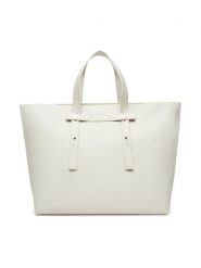 Furla Torebka Giove WB01508 HSF000 1704S Biały. Białe shopper Furla, bez wzorów, ze skóry, bez dodatków. Za 1,599.00 zł.